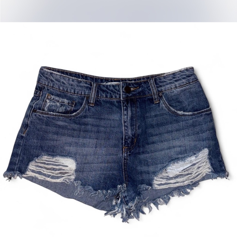 Denim Distressed Women's Shorts